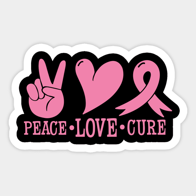 Peace love cure Sticker by hatem